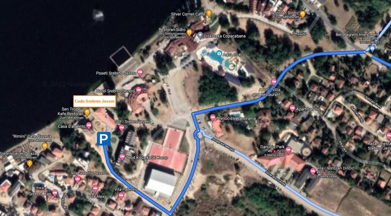 Code Srebrno Jezero Leilighet Veliko Gradište Eksteriør bilde